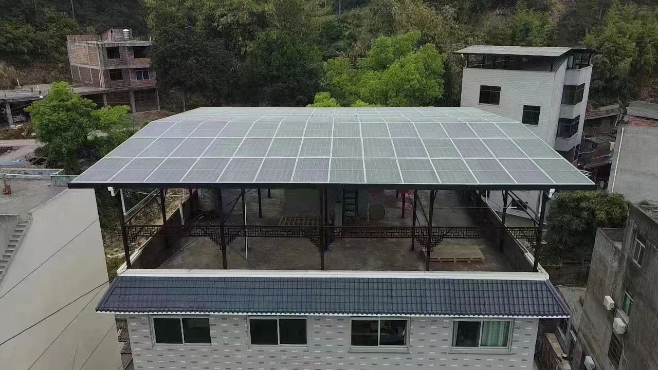 黔南15kw+10kwh自建别墅家庭光伏储能系统